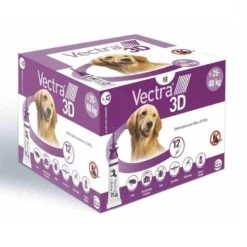 Vectra 3D Chien 25 à 40 Kg 12 Pipettes