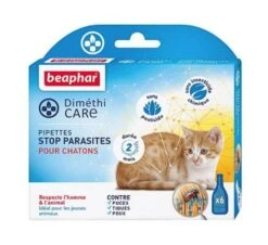 Beaphar Diméthicare Stop Parasites 6 Pipettes Pour Chatons
