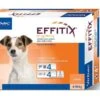 Effitix Spot On Petit Chien 4 - 10 Kg 24 Pipettes