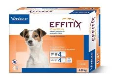 Effitix Spot On Petit Chien 4 - 10 Kg 4 Pipettes
