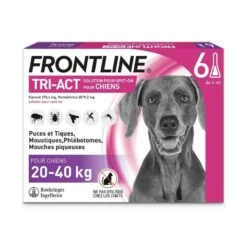 Frontline Tri Act Spot On Grand Chien 20 - 40 Kg 6 Pipettes
