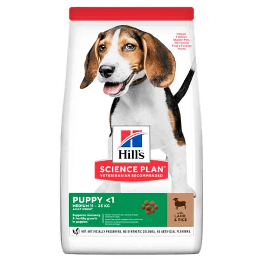 Hill's Science Plan Hill's Science Plan Canine Puppy Medium Agneau & Riz 14 Kg