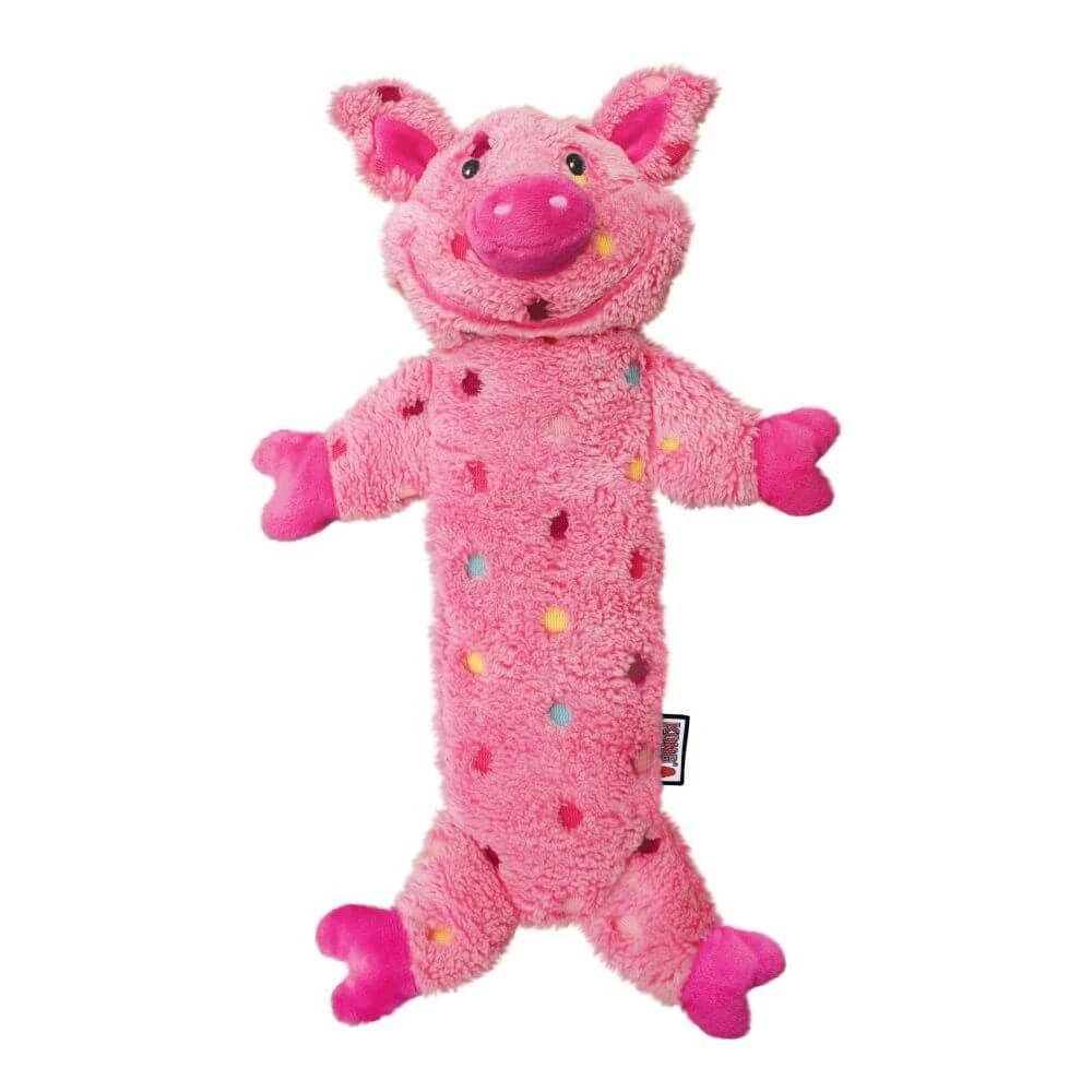 KONG Low Stuff Speckles Pig Peluche Sonore Pour Chien