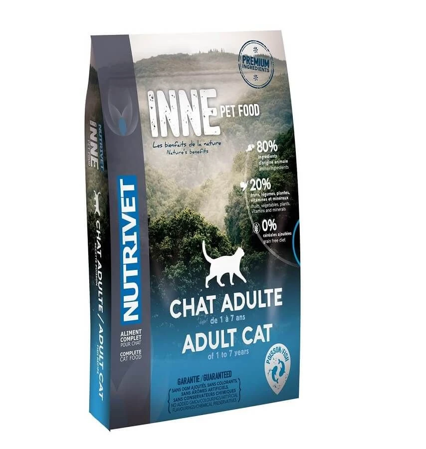 Nutrivet INNE Pet Food Chat Adulte Poisson 1.5 Kg