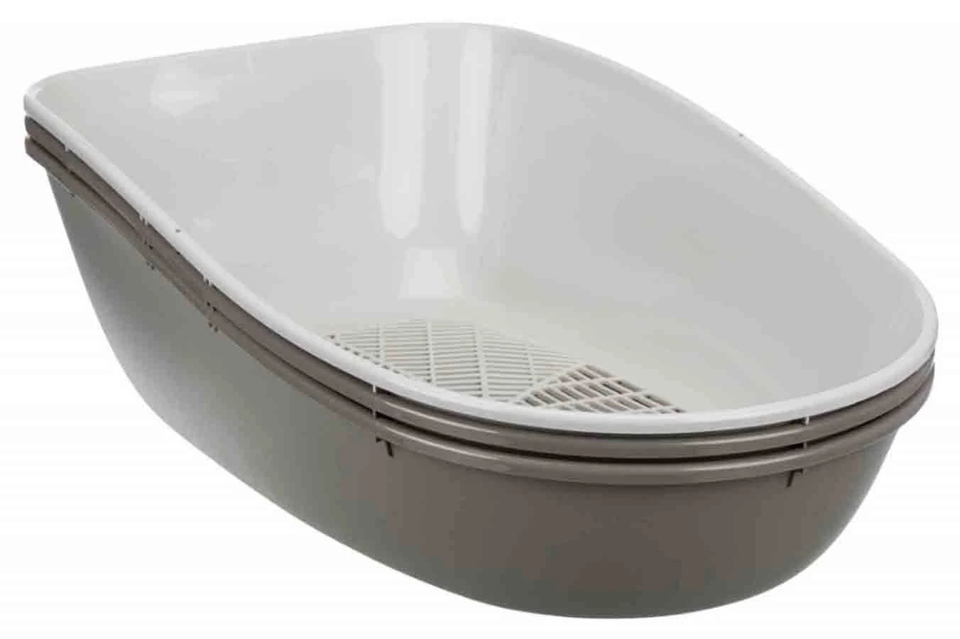 Trixie Bac à Litière Berto Top & Séparation Taupe – Image 2