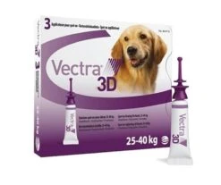 Vectra 3D Chien 25 à 40 Kg 3 Pipettes
