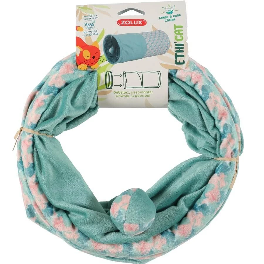 Zolux Tunnel Ethicat Feuille Pour Chat